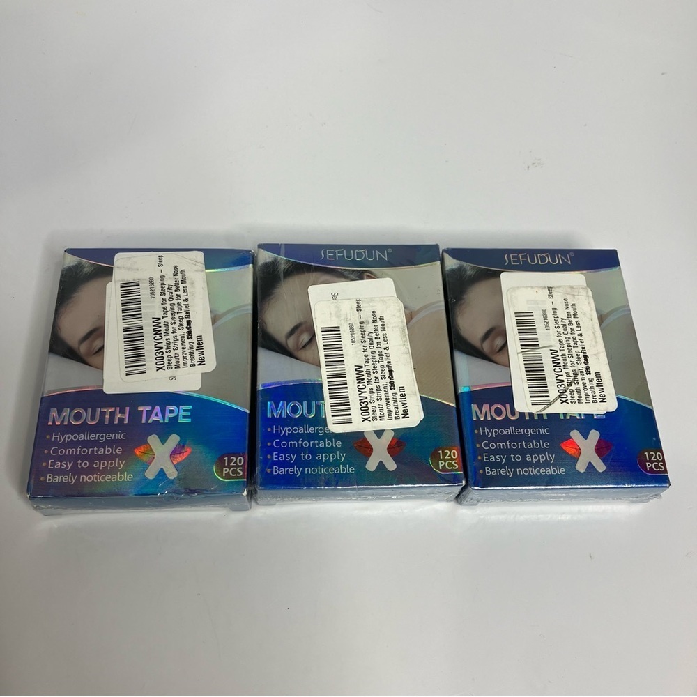 Sefudun Mouth tape set of 3 boxes 120 pcs each
